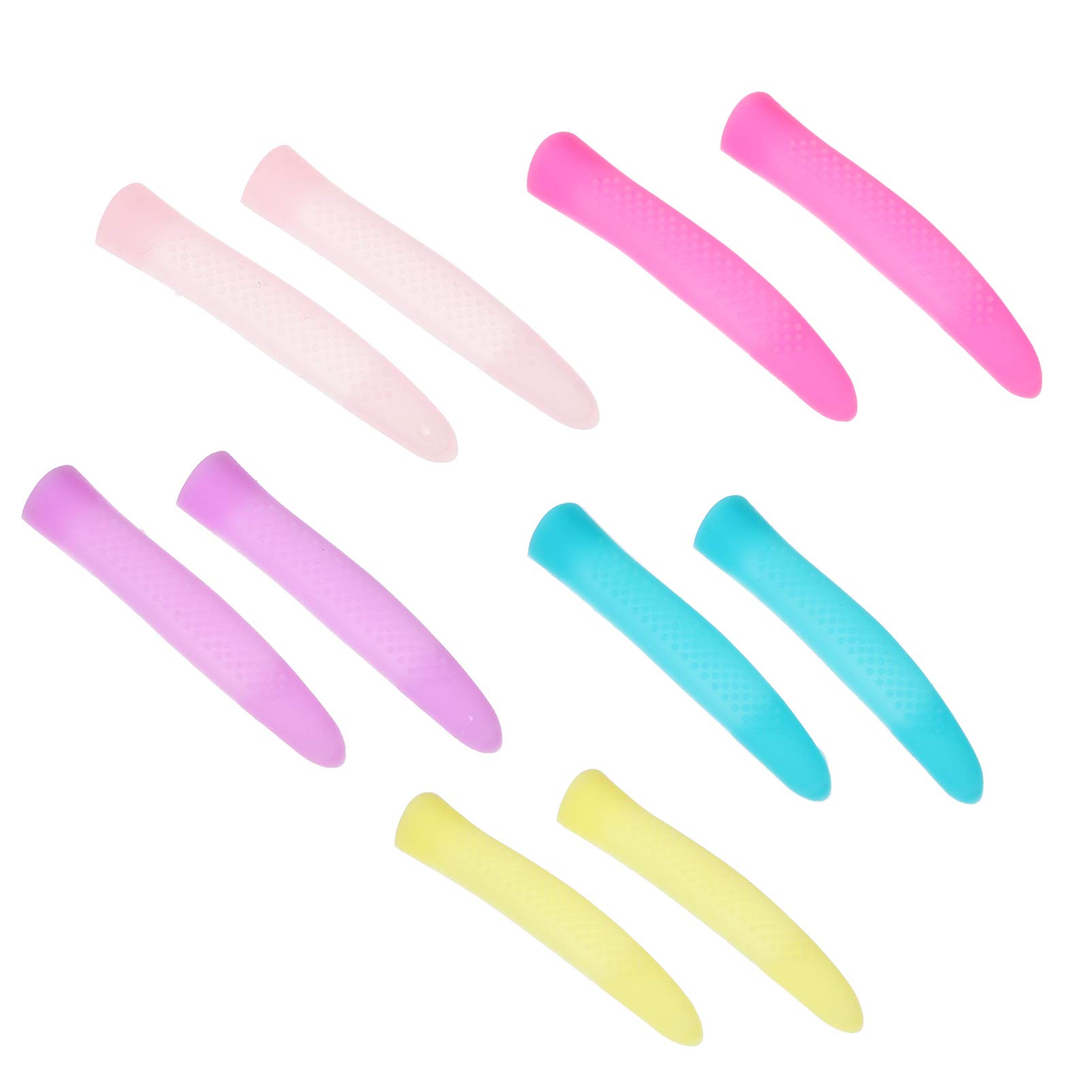 15paia Coprimanico Silicone Antiscivolo Per Forbici Cuticole Di Manicotti Protettivi Per Trimmer Facile Da Installare e Sicuro Per Uso Manicure