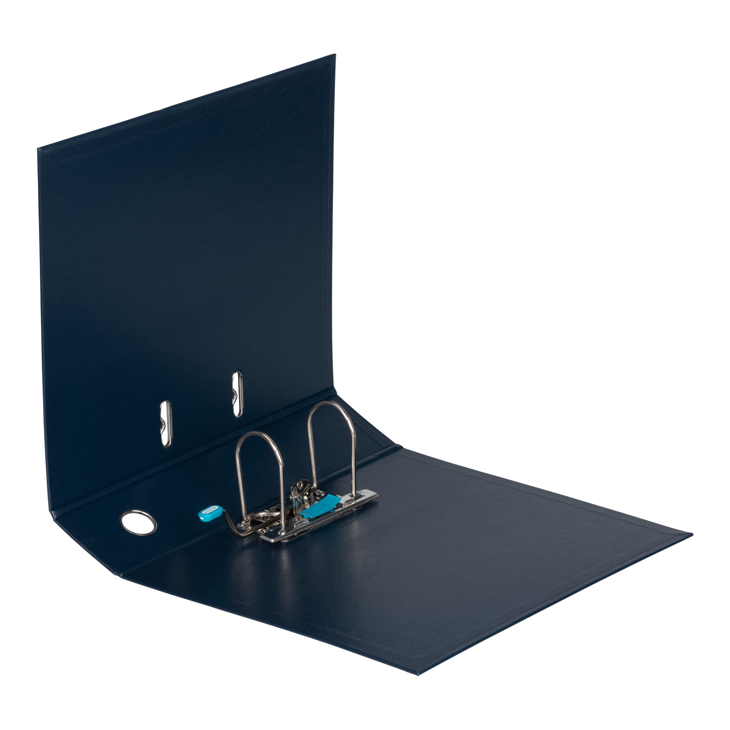Elba 100400548 raccoglitore ad anelli STRONG-Line DIN A4 Doppia Protezione Angoli, 8 cm larghezza blu scuro, 10 Pezzi