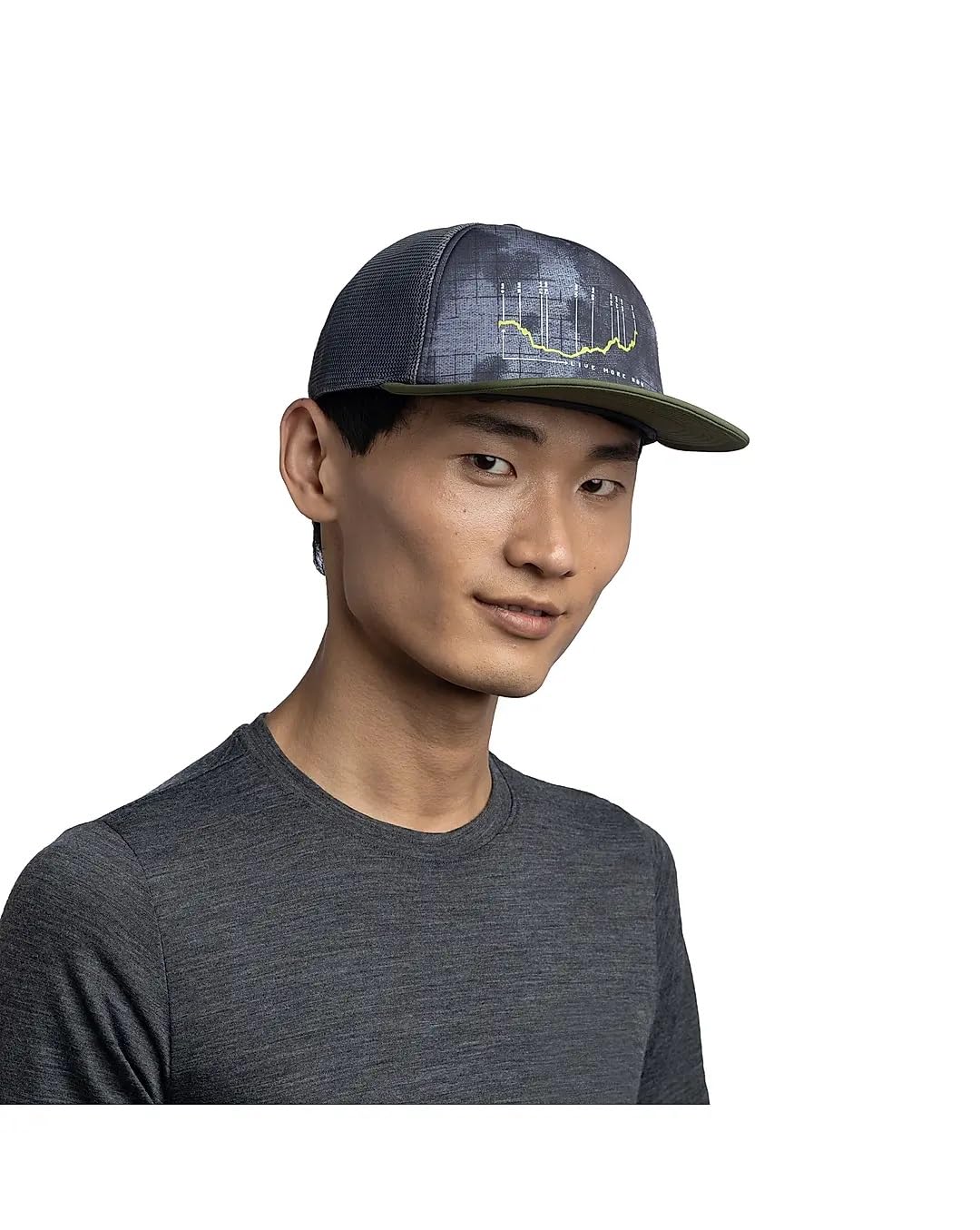 BuffUnisex Black Explore Trucker Summer Hiking |Trekking | Biking | Cycling | Running - Cap