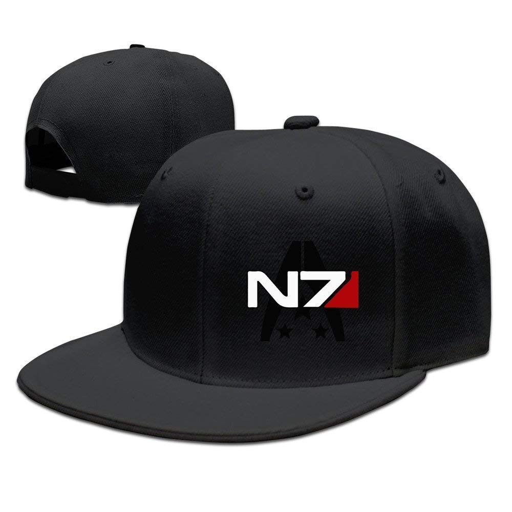 zhouzhouMass Effect Alliance N7 Insignia Adjustable Baseball Cap Black