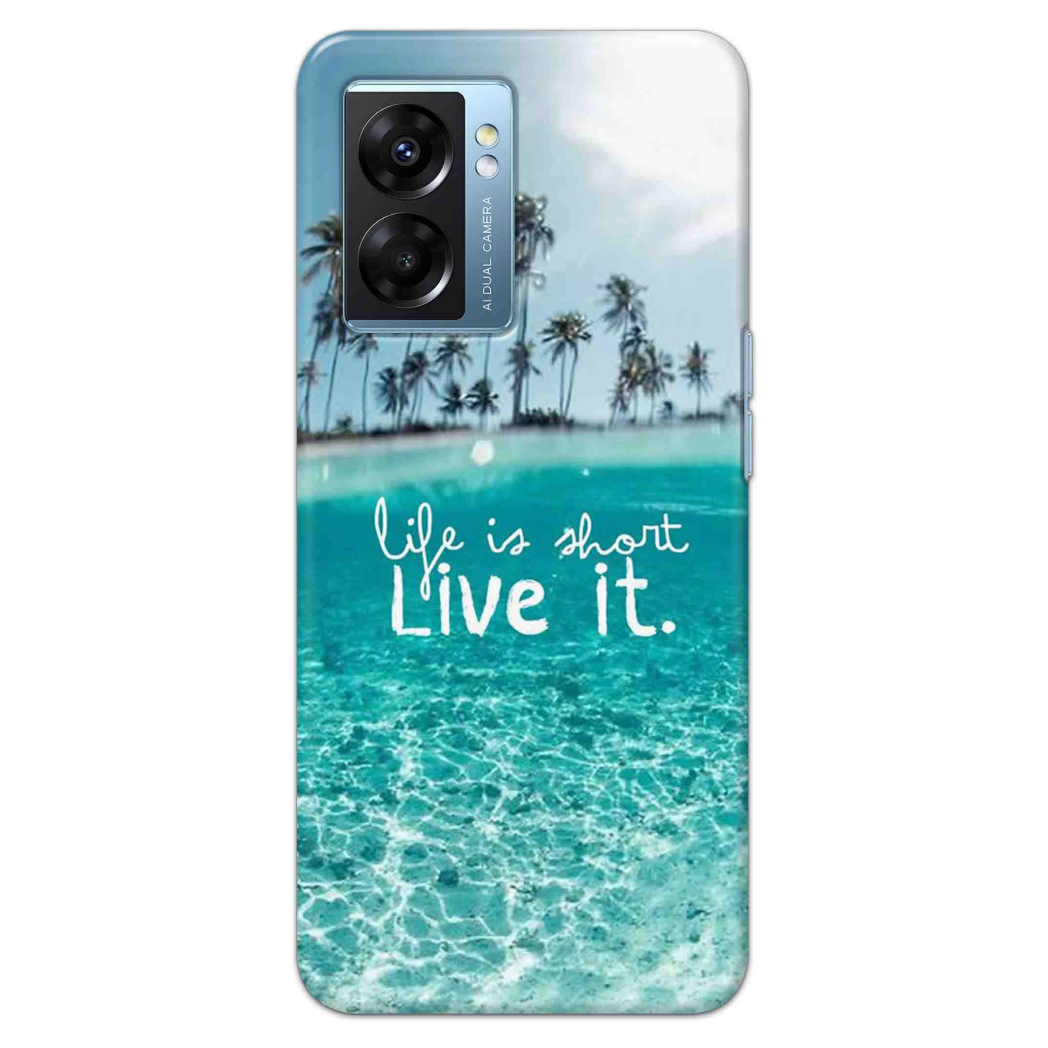 NDCOM for Oppo K10 5G Back Cover Life is Short Live It Printed Hard Case (B0B63VD2B7) Amazon Price History, Amazon Price Tracker