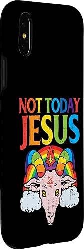 Miniatura 9 de iPhone 11 Today Not Jesus Satan Goat Satanic Rainbow Satanismo Estuche de regalo