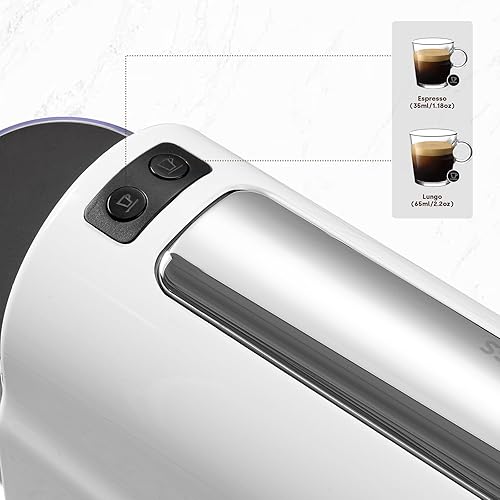 Miniatura 5 de Máquina de cápsulas espresso para el hogar, cafetera compacta de cápsulas para cápsulas NS Originales, bomba de alta presión de 20 bares, tanque de