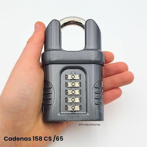 Miniatura 4 de ABU15865CS 158CS65 - Candado de combinación de grillete cerrado de 2.559 in (5 dígitos)