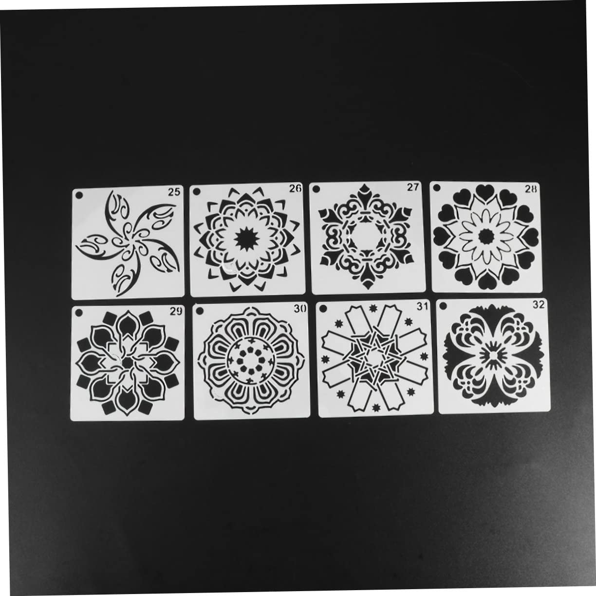 112pièces Pochoirs Mandala Décoration Modèles De Peinture Créatifs Pour Artisanat Et Arts Visuels Pochoirs Relief Pour Projets Artistiques
