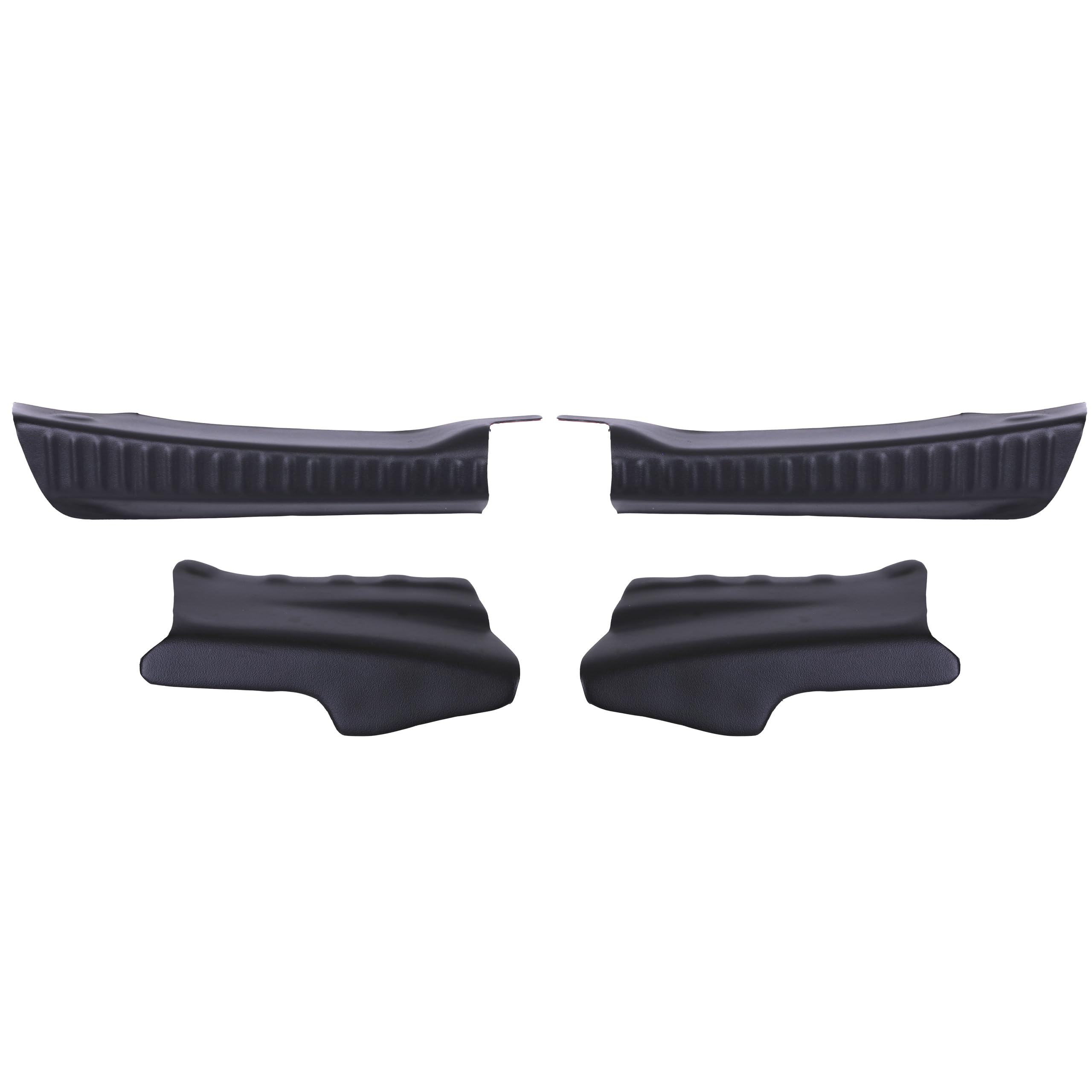 INLY 4 TLG protezione interna paraurti in plastica ABS compatibile con Sandero (dal 2021) Nero