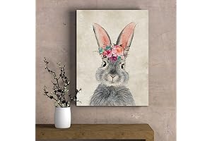 Adorable Bunny Picture: Sweet Country Charm for Your Walls