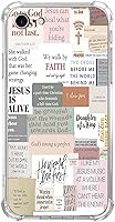 Vista 68 de Cubierta de Teléfono con Versículos de la Biblia y Citas Cristianas de Jesús en Collage, Funda Protectora Suave de TPU de Moda para iPhone 16 Pro, #1