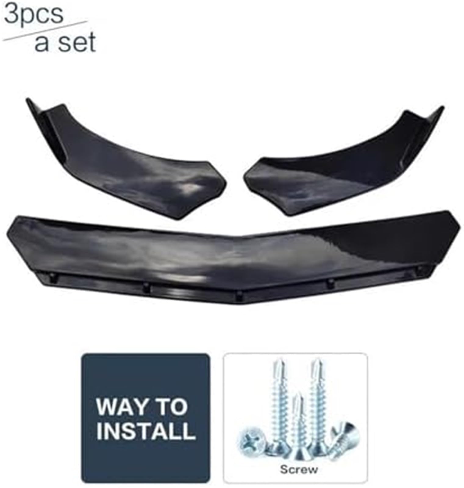 Splitter, dla Benz, E W211 Przedni zderzak Splitter Spoiler