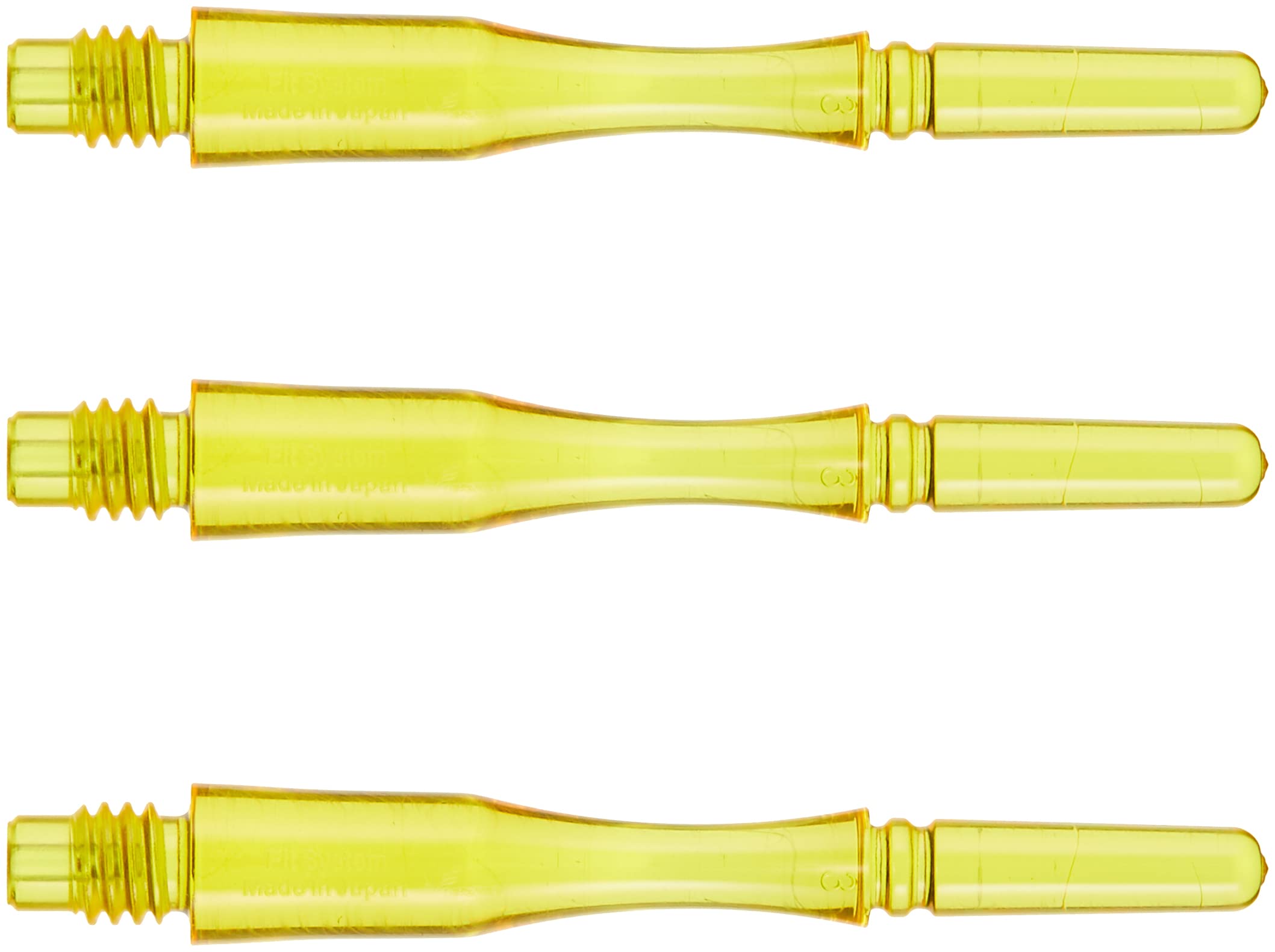 Cosmodarts Fit Shaft Gear Shaft Hybrid Spin Clear Yellow 3
