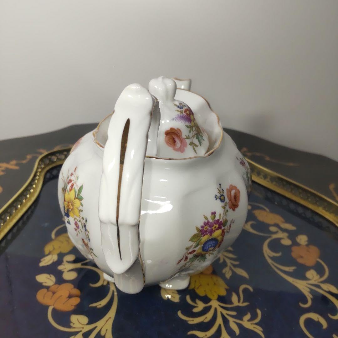 ハマースレイ　フラワー　ティーポット ヴィンテージ 英国 レア ハマースレイ フラワー ティーポット ヴィンテージ 英国 レア