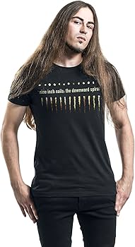 Nine Inch Nails Camiseta The Downward Spiral Band Logo oficial