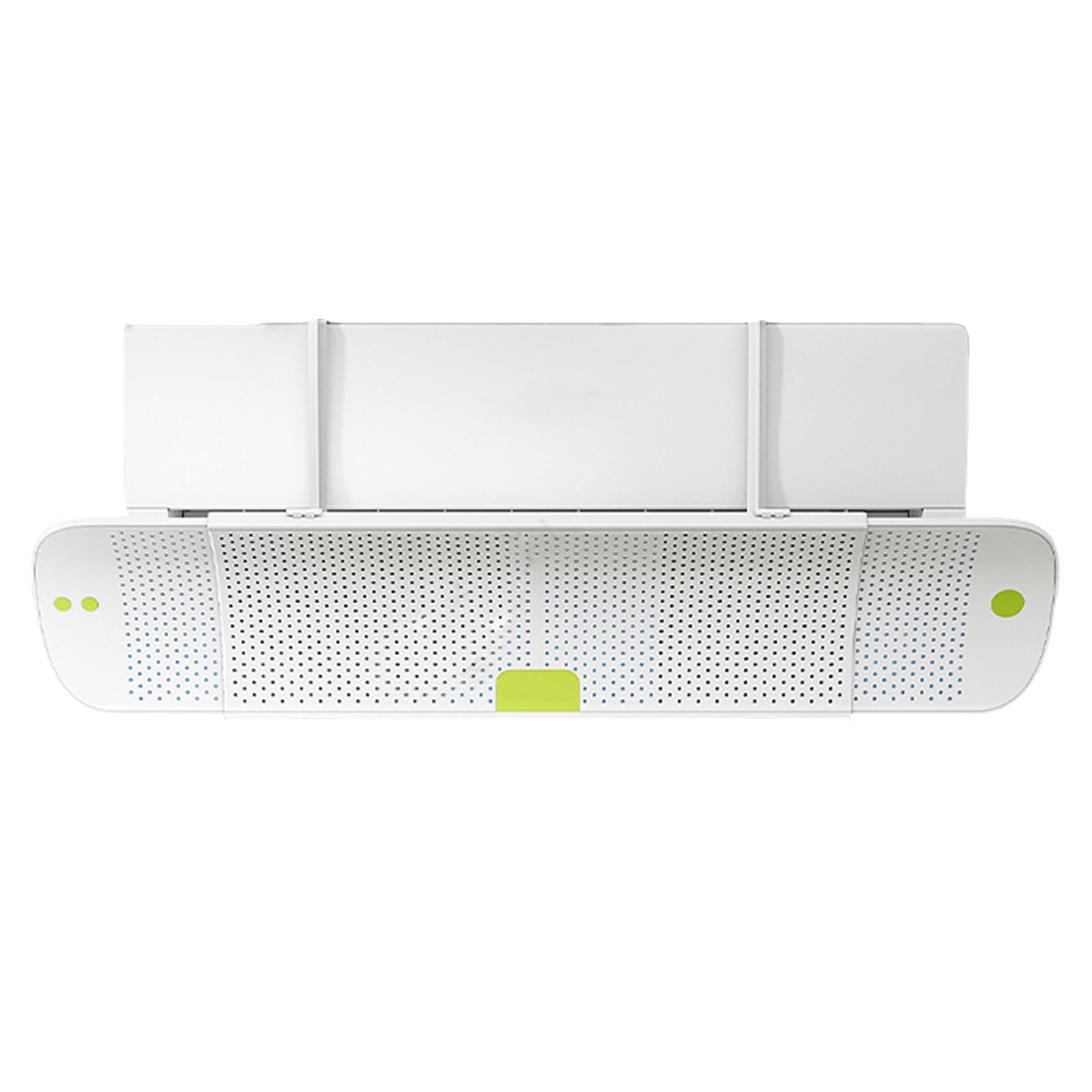 YGER JZGB Air Diverter, Air Vent Deflector with Filter Cotton, Telescopic Panel, Stable and Will Not Fall Off, ABS Material, for Wall Mounted AC