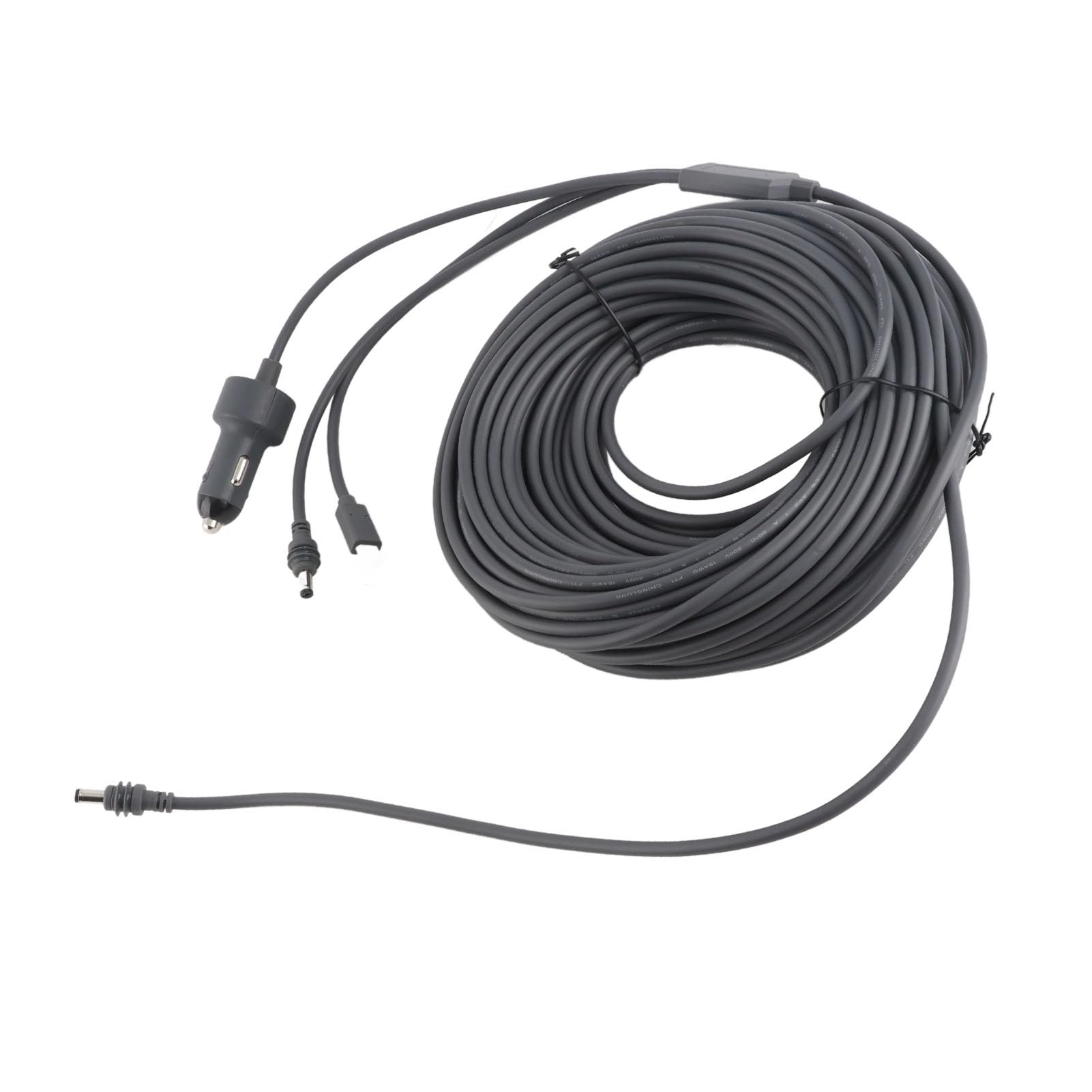 Topiky Kabel Zasilający 3 W 1 Wtyk Męski DC Trwały Przewód ładujący do Mini Urządzenia Satelitarnego Wodoodporny, Podróżny na Zewnątrz 100 W (#6)