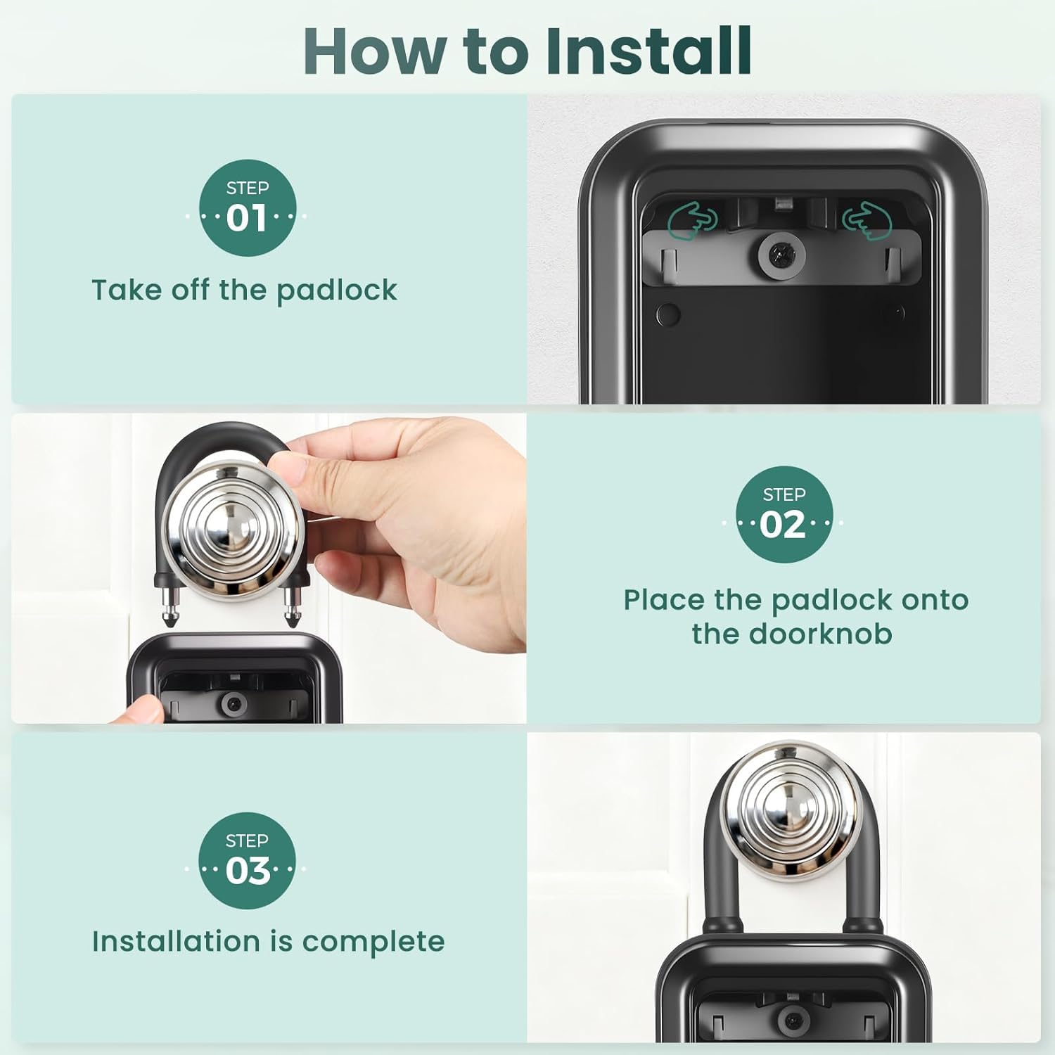 PAIRIER Boîte à Clés Sécurisée Extérieur Murale Avec Manipuler | Contrôle Via l'Application TTLock, Déverrouillage Par Bluetooth Et Code Secret, Pour Airbnb, Agents Immobiliers, Bureaux