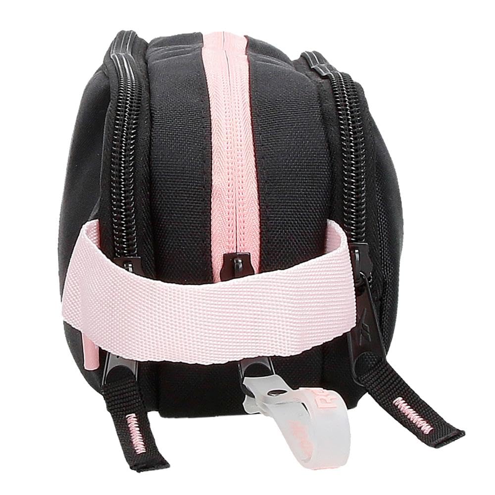 Reebok Beverly Pokrowiec Trójka Czarny 22x10x9 cms Poliester, czarny, Talla única, Potrójne etui