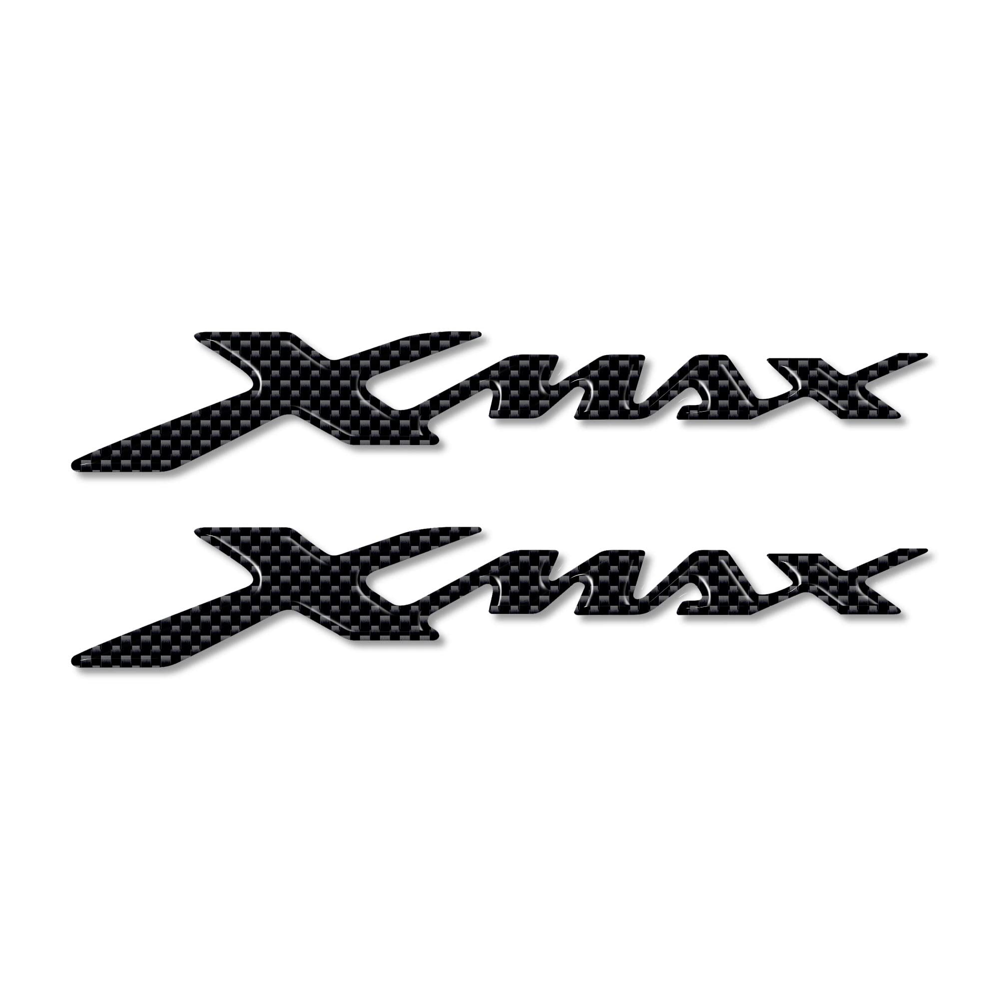 labelbike - 2 3D Gel Resin Stickers Xmax Written for Scooter Accessories Compatible with Yamaha X MAX