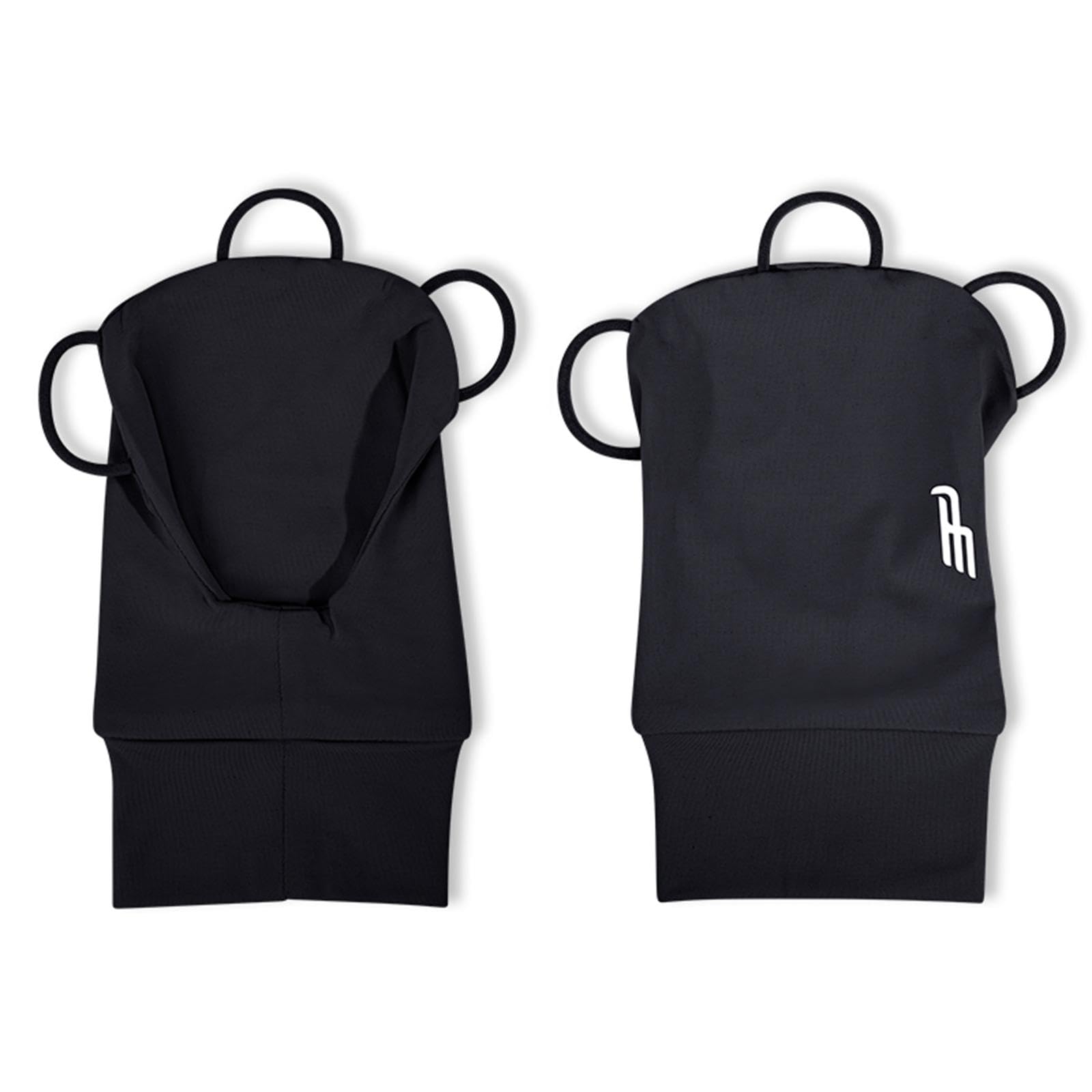 CAQYPVH Golf Finger Glove for Sports Activities Half Finger Design for Climbing and Fishing, L Black Left