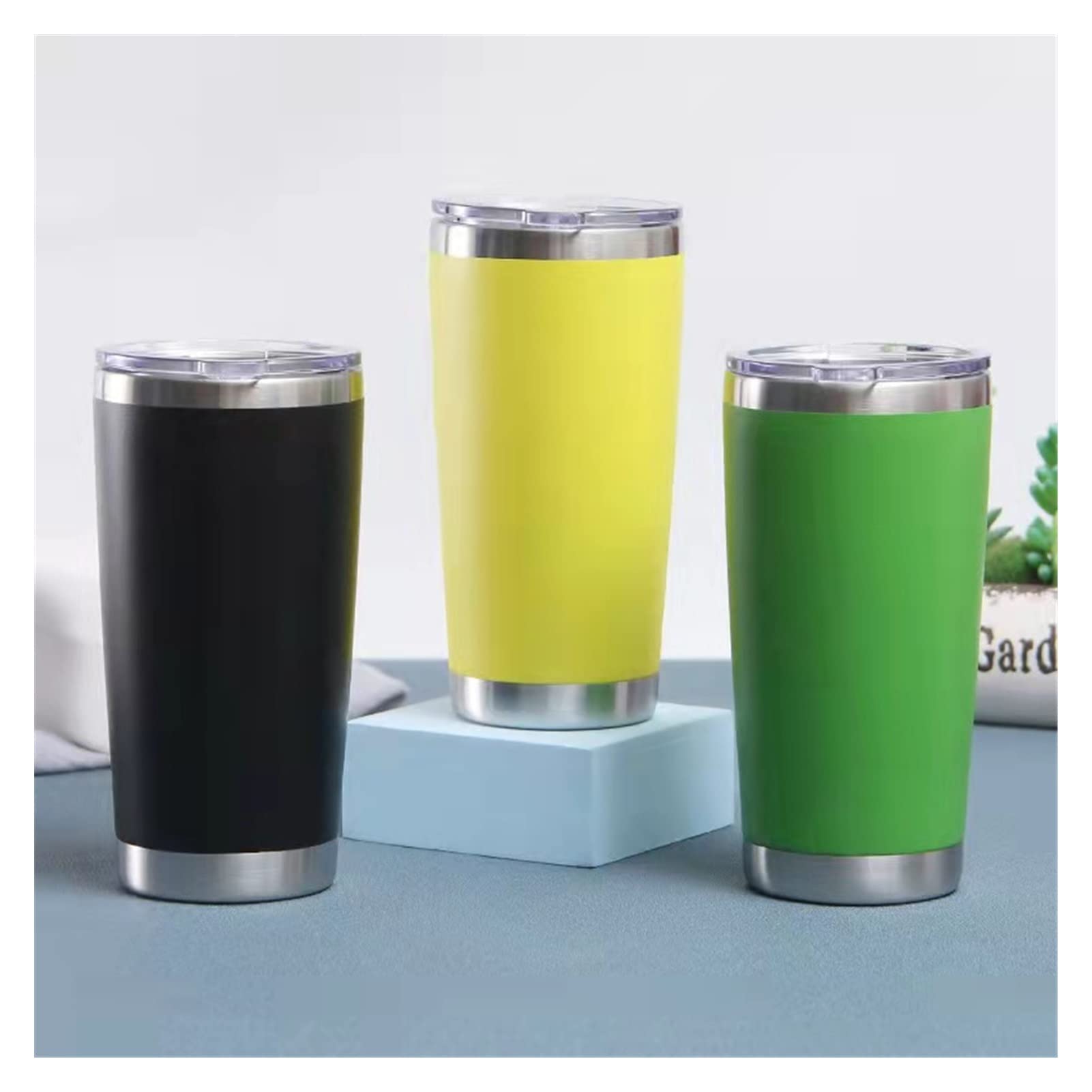 Taza térmica de Acero Inoxidable 304 para café, té, café, Bebidas, Bebidas, Viajes, 20 oz