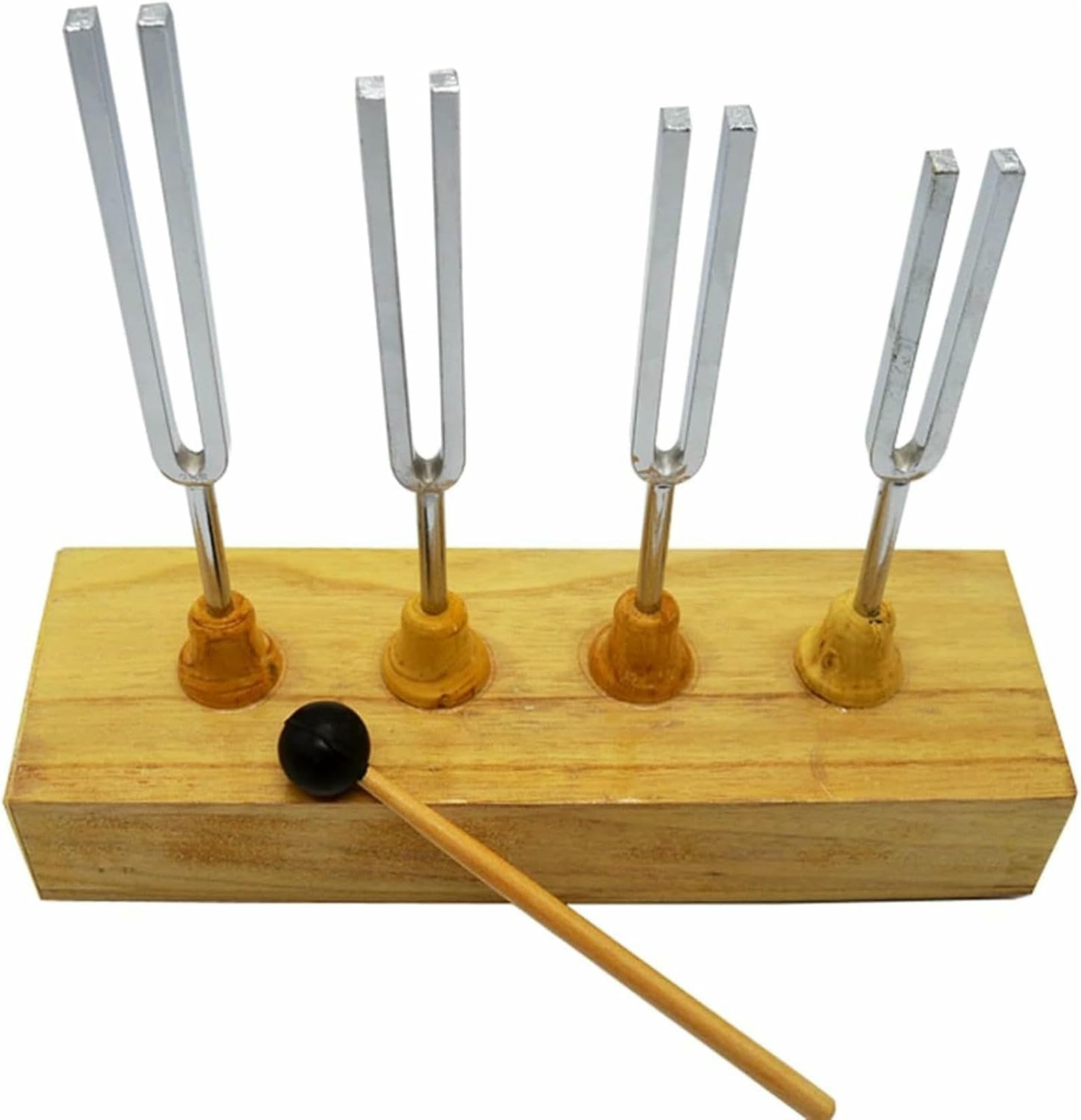Fourche de réglage de résonance avec boîte en bois pour laboratoire