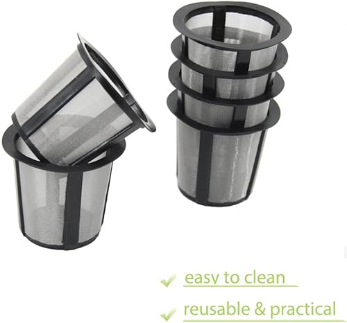 Miniatura 5 de WOTW set de filtros de café reutilizables para Keurig, estilo My K-cup, cubierta de filtro, se adaptan a las series B30, B40, B50, B60, B70