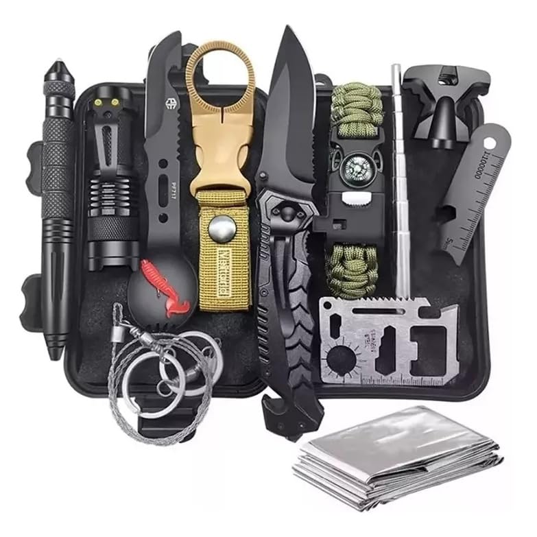 Kit De Sobrevivência De Emergência De Acampamento Aventura