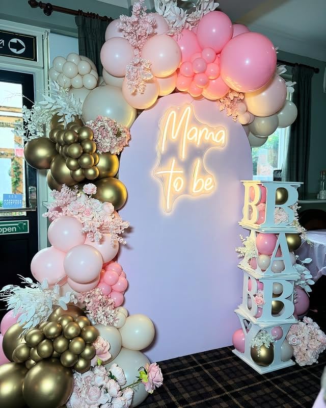 Image of Mama to Be Neon Sign,Baby Shower Party Decorations, Party Neon Sign for Mummy, First Time Mom Gifts, Baby Shower Birthday Wedding Party Sign(15.7x11.8in)