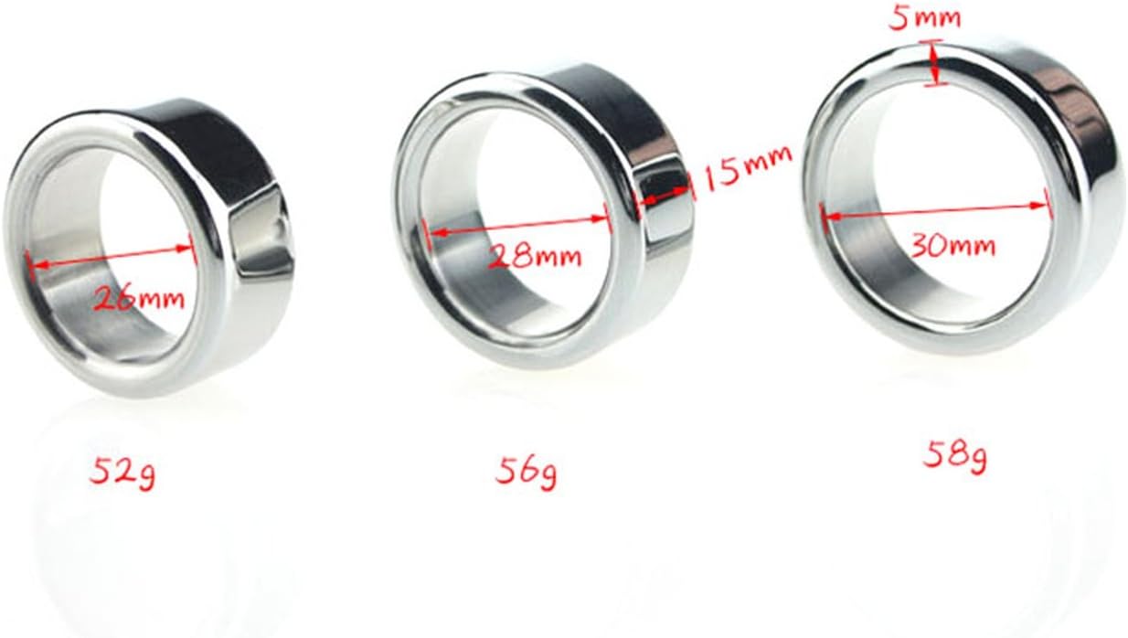 Sex Toys Stainless Steel Ring Metal Delay Ring Male Lock