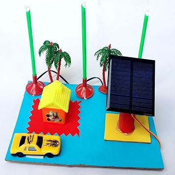 SRROBOTICS Solar Street Light Working Model Do It You Self Kit for School Students Best and Beautiful and Winning Model