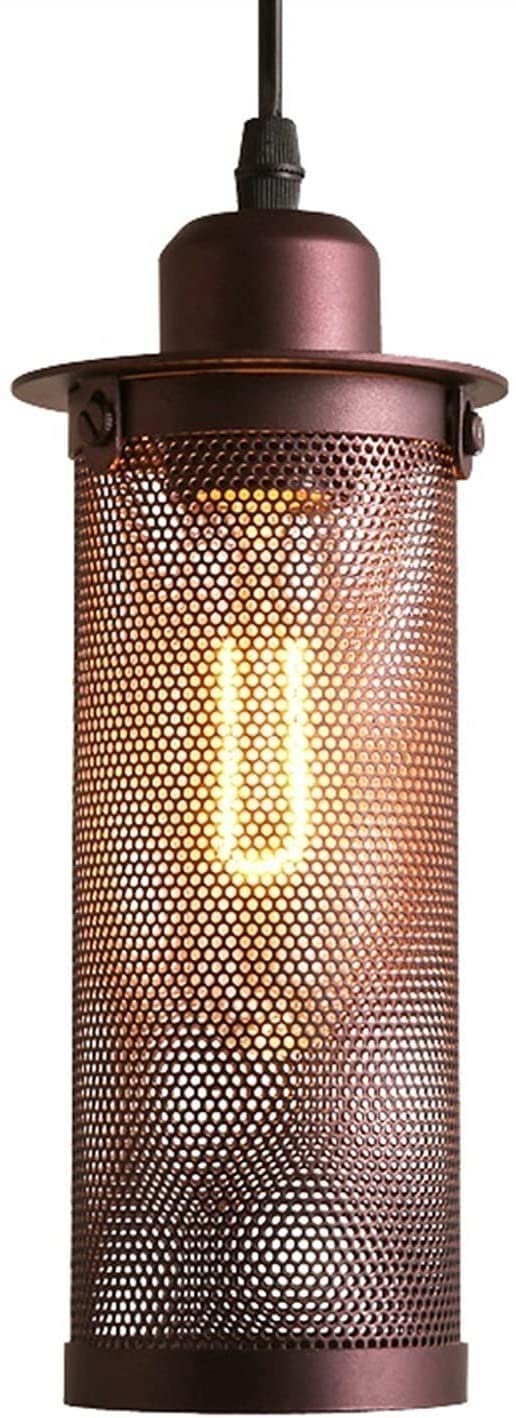 Suspension métal or rétro de haute qualité au style lustre d'art en fer rustique élégant