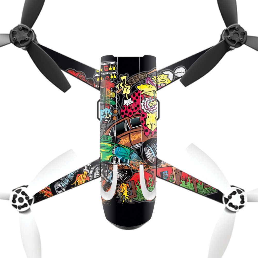 MightySkins Dragon Wrap For Parrot Bebop 2 Drone - Protective Decal