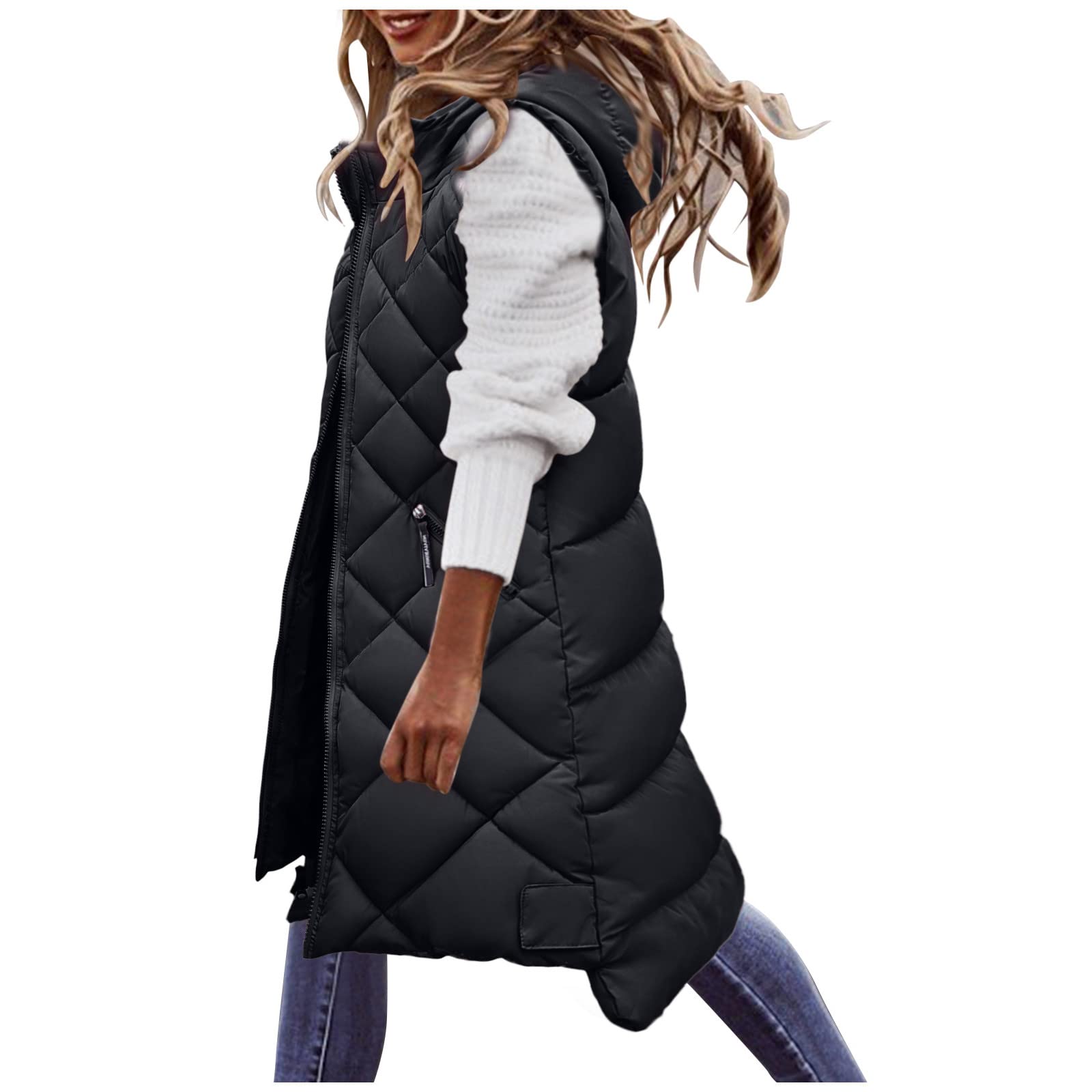 Gilet Sans Manches Femme En Teddy Fleece - Col V, Coupe Courte - Chaud Et Léger - Avec Poches Et Boutons - Tailles S à 2XL - Parfait Pour Automne Et Hiver