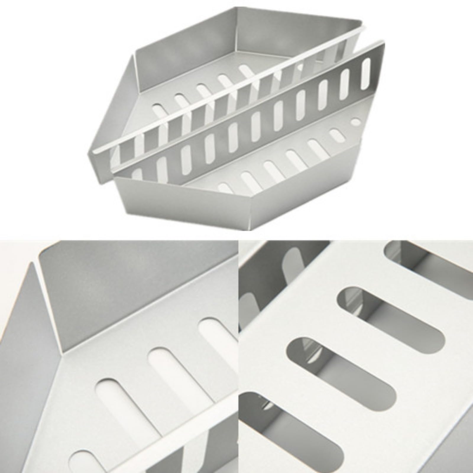 Generico Cestino per Carbone per Barbecue da 2 Pezzi Cestino per Grigliata di gamberetti Contenitore per Carbone Porta-Carburante per Barbecue Accessori Pesanti per portabricchette
