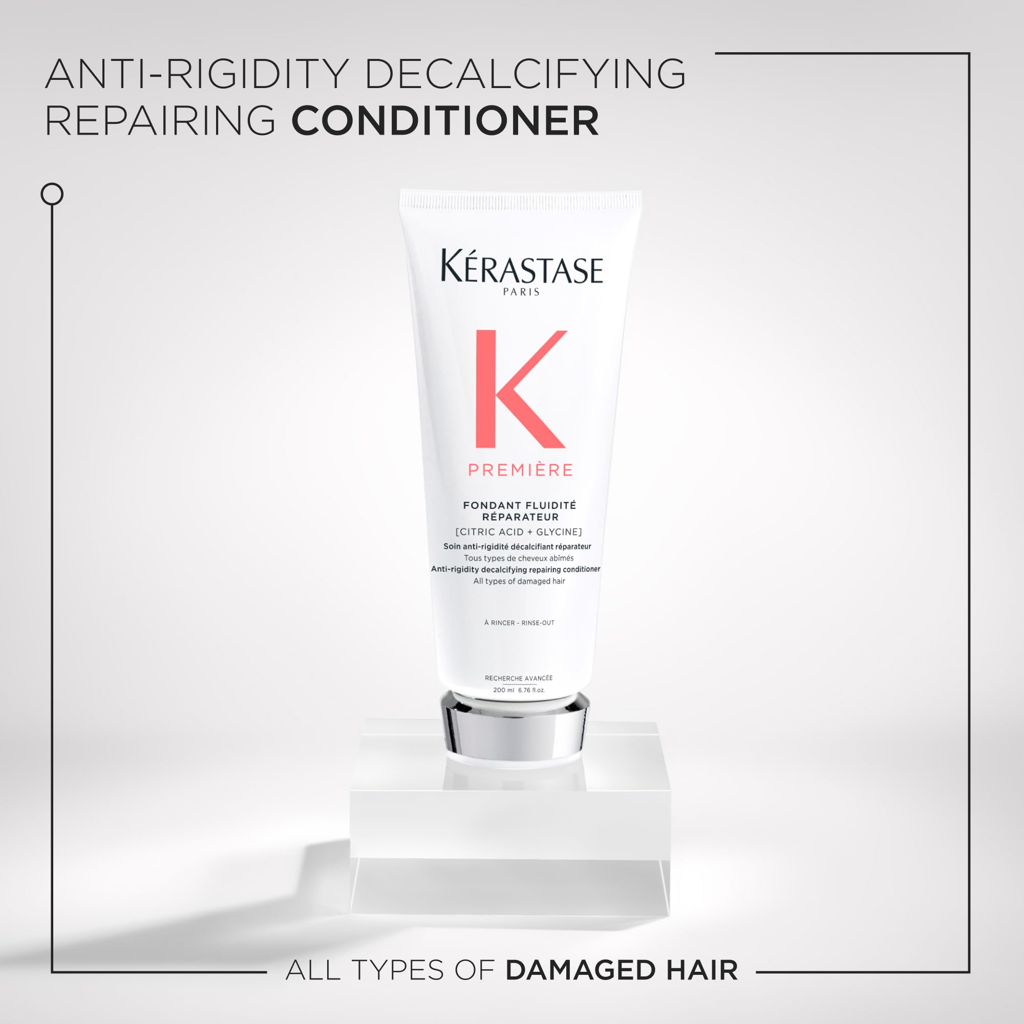 Kérastase, Premiére, Shampoo Decalcificante, 250 ml + Balsamo Decalcificante, Per Capelli Danneggiati, 200 ml