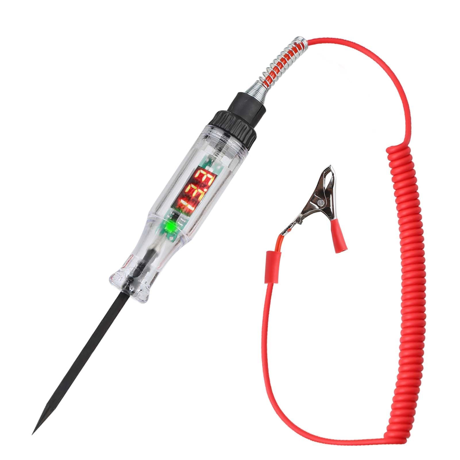 Photo 1 of 1PCS Automotive Digital Test Light,Premium LED Bulb Automotive Circuit Tester,Backlit Digital Circuit Tester, Suitable for Voltage Testing,Ideal for Mechanics, DIY Car Owners