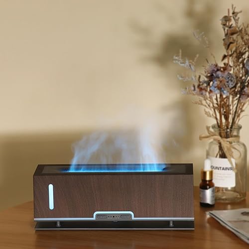 Miniatura 2 de Diffuserlove Difusor de llama de aceite esencial, 6.8 fl oz, difusor de aroma para dormitorio, aceites esenciales, difusor de aceite de llama fría,