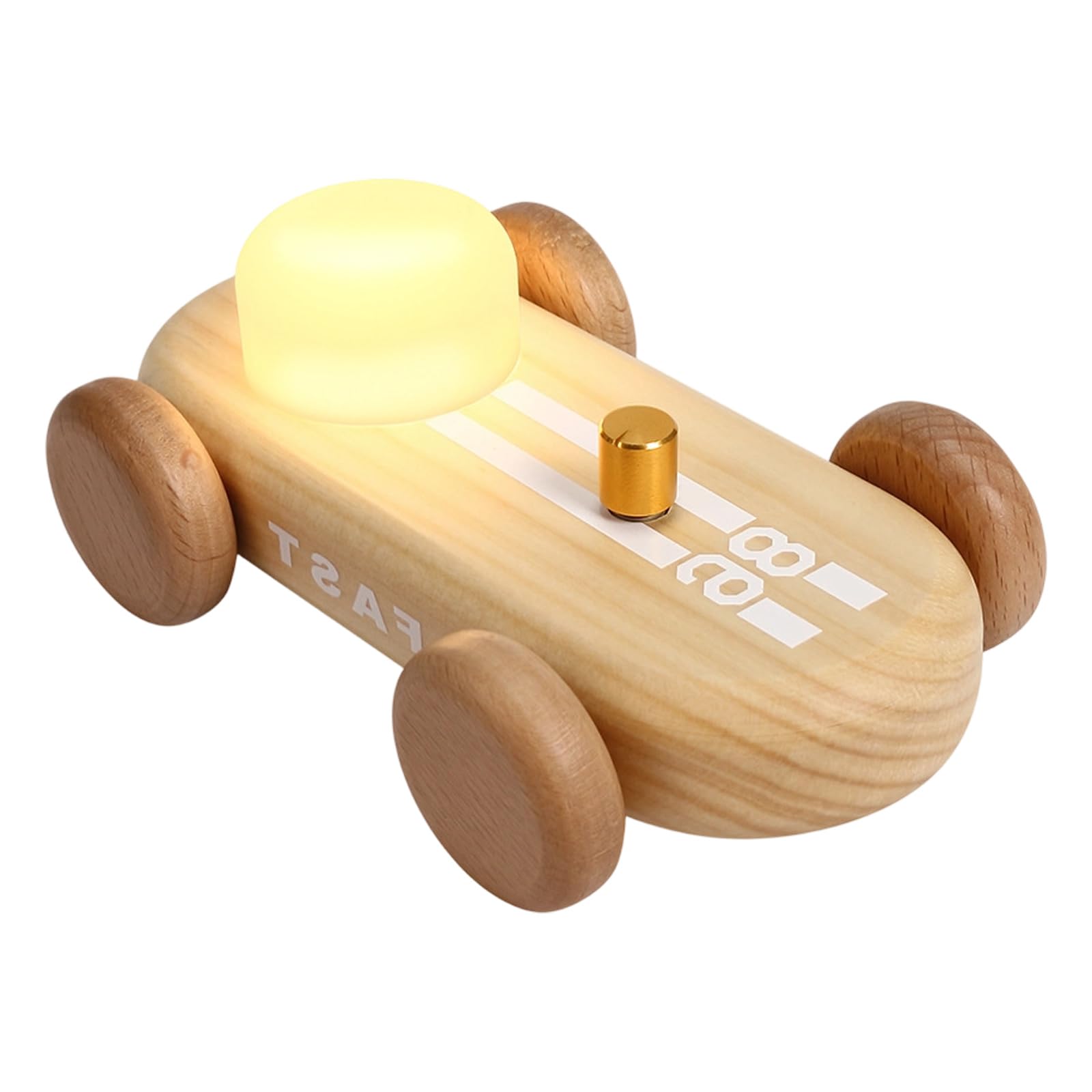 Nucelit Creative Car Shape Night Light Stepless Dimming Bedside Lamp Portable Rechargeable Small Desk Lamp Home Decoration Stepless Dimming Bedside Home Decoration