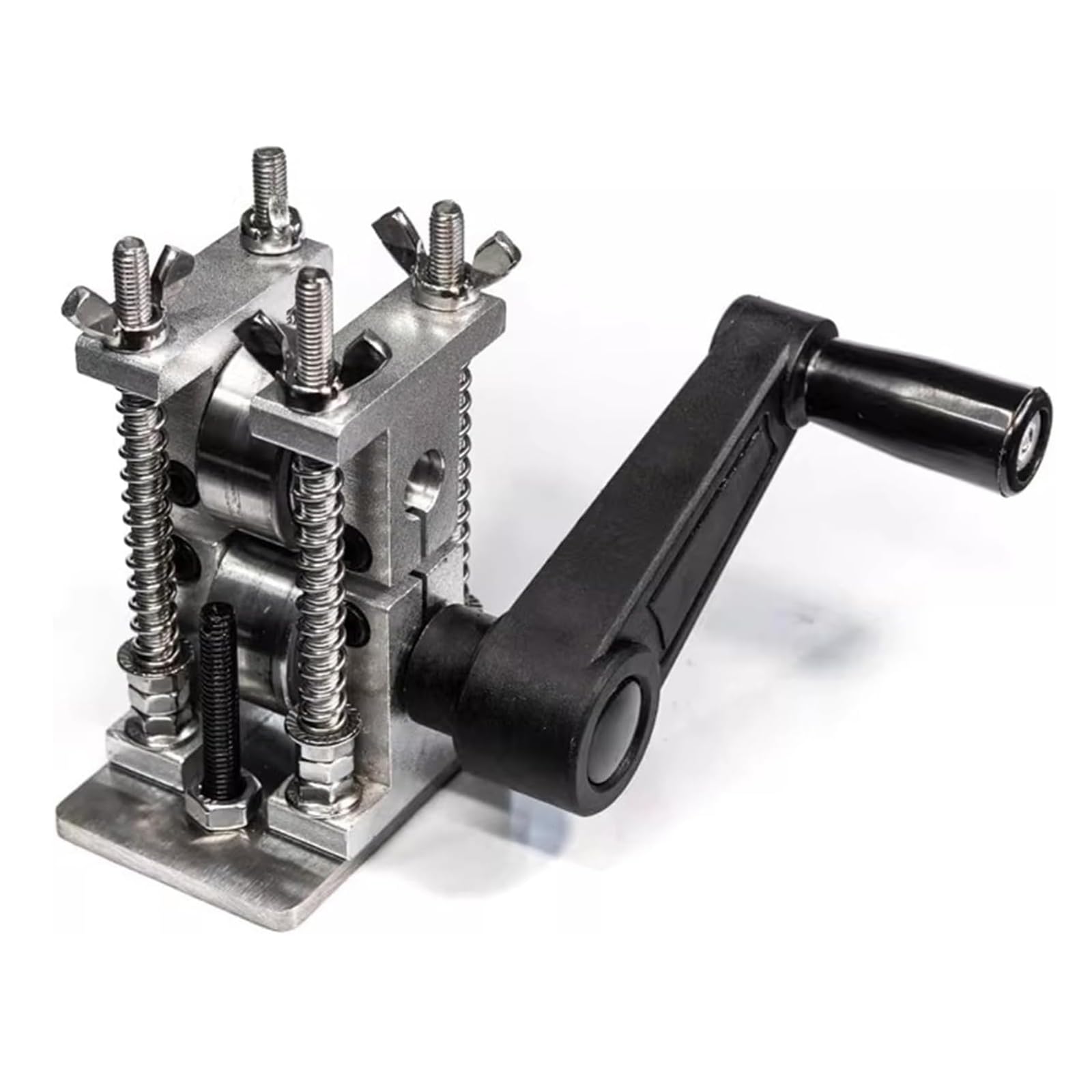 Máquina De Prensado De Alambre De Cobre Y Plata Hecha A Mano para Incrustaciones, Prensa Manual para Joyería, Grosor Ajustable, Herramienta De Bricolaje para Prensar Oro, Plata, Latón Y Cobre.