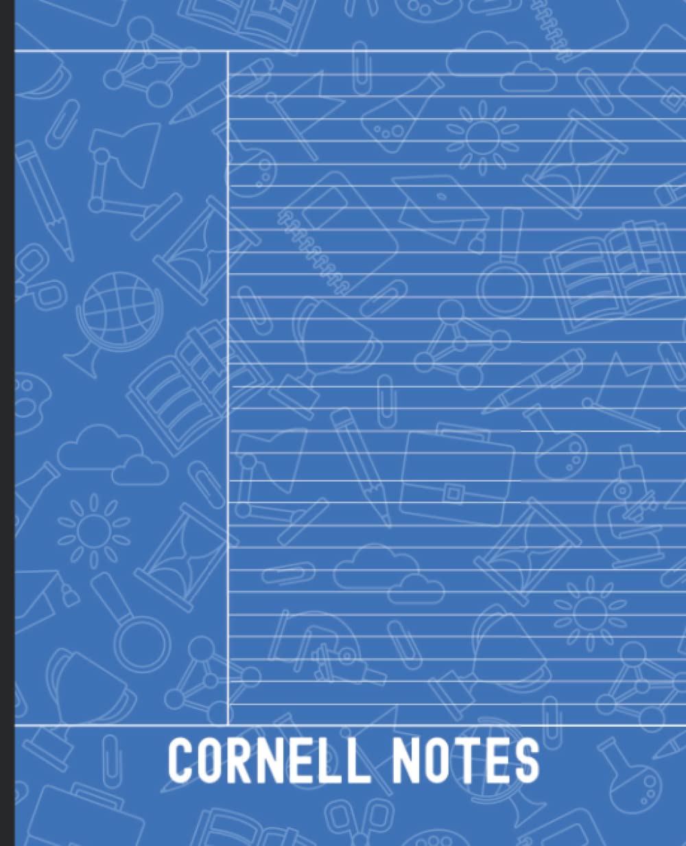 Cornell Notes: 120 Pages | College Ruled Note Taking System for Students, Teachers, School, Work |7.5 x 9.25 in