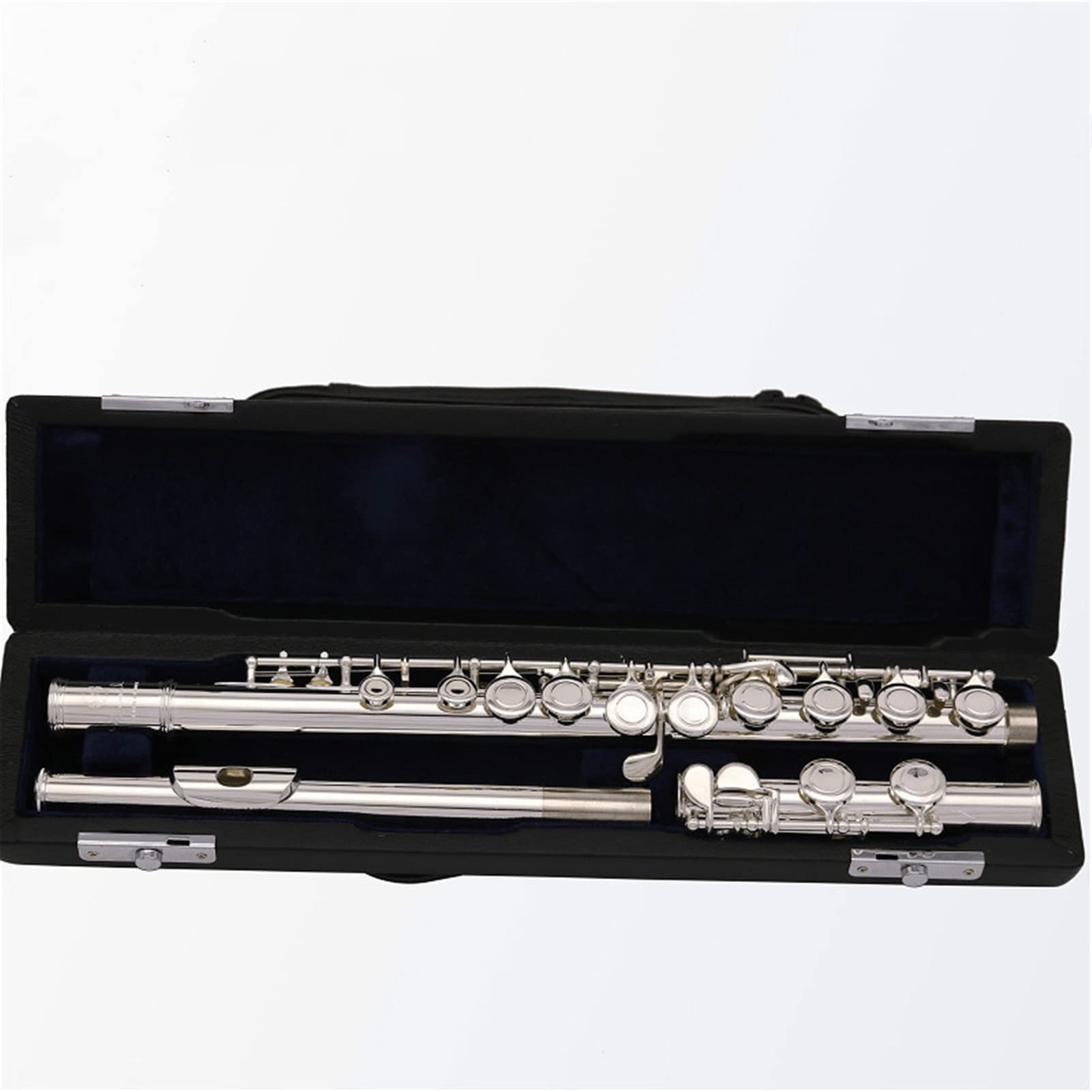 ZUZU Abrigo Abierto 16 Flauta Clave Profesional Plateado Plateado Flauta Mano Izquierda Flauta Kit Flauta