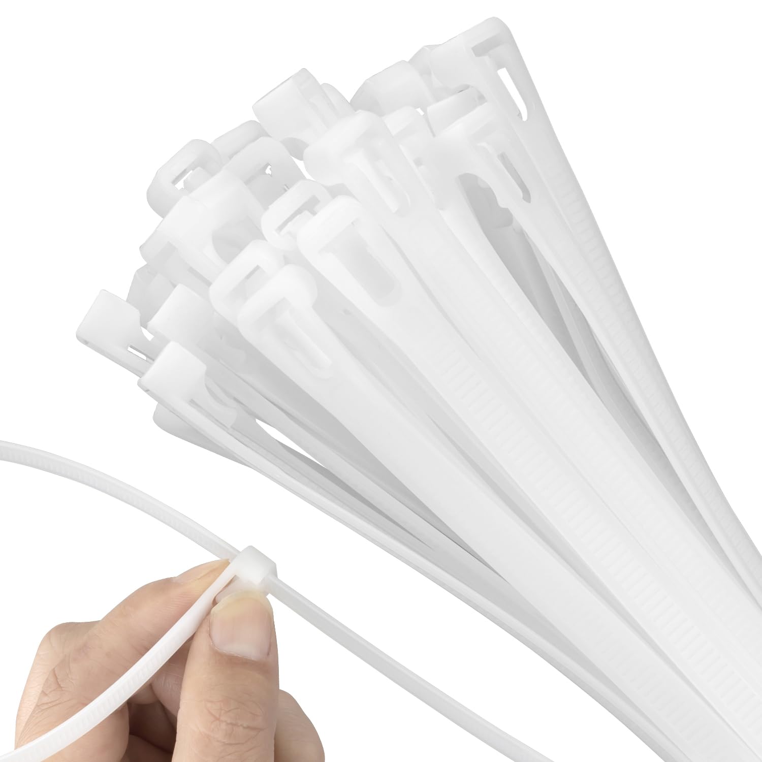 Amazon.com: Armpow 18 Inch Recoverable Reusable Zip Ties, 100PCS