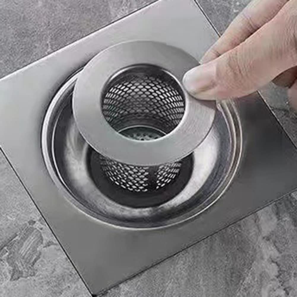 5 Pezzi Filtro Scarico In Silicone Per Doccia E Cucina | Acchiappacapelli Universale 5,2 Pollici | Antiodore E Facile Da Pulire - 2