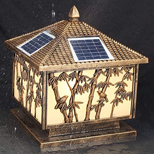 Lumière jardin lumière européen style villa lampe murale solaire