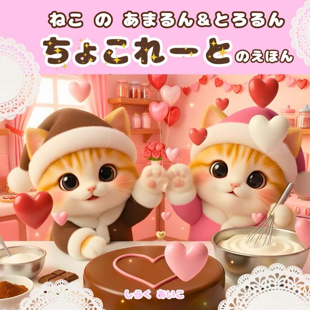 ねこの あまるん＆とろるん　ちょこれーとのえほん: あまくとろける やさしい ちょこれーとの えほん (るんるん猫絵本シリーズ)