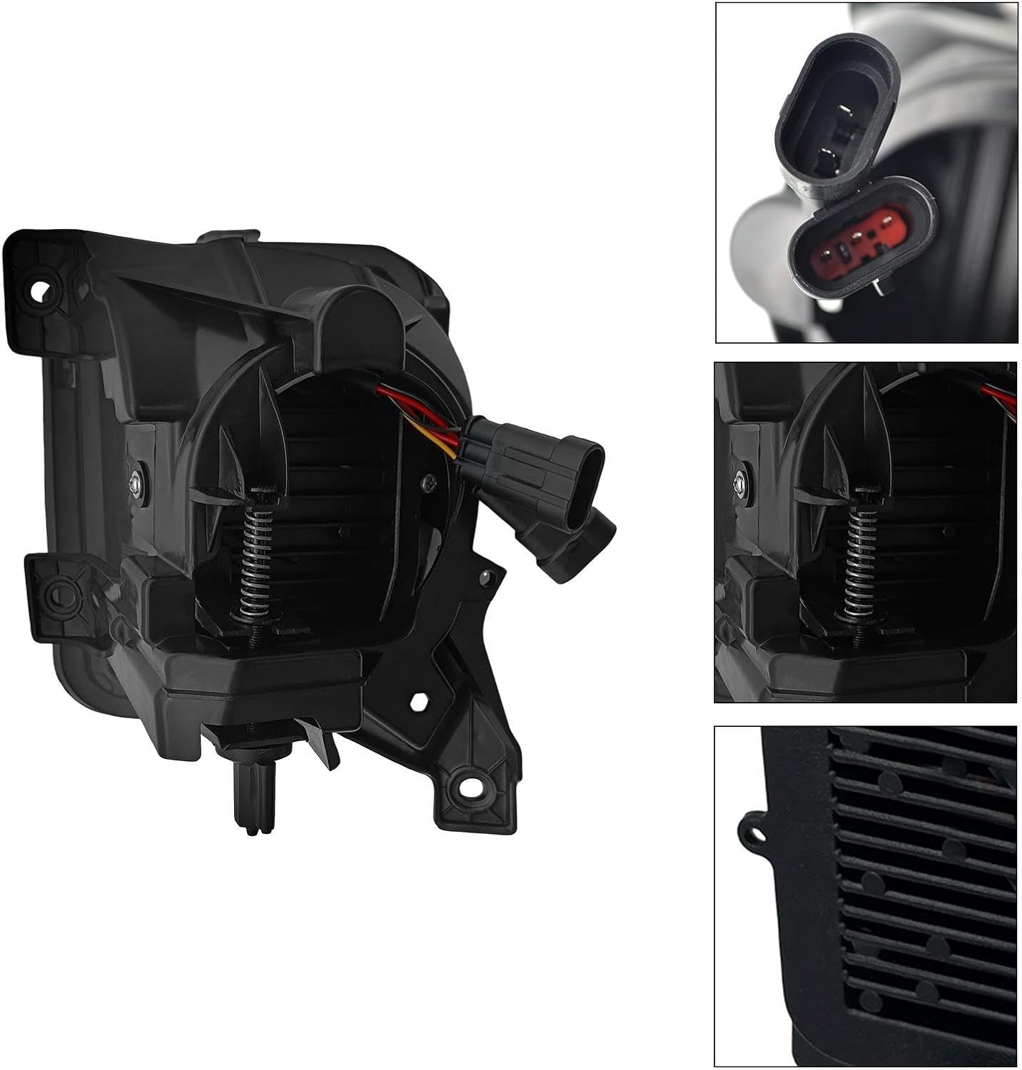 LED&DRL Fog Light fit for 2013-2018 Dodge Ram 1500 Pickup 2019-2021 Ram 1500 Classic Pickup with Daytime Running Lights Turn Signal Light Bumper Driving Lamps New Version