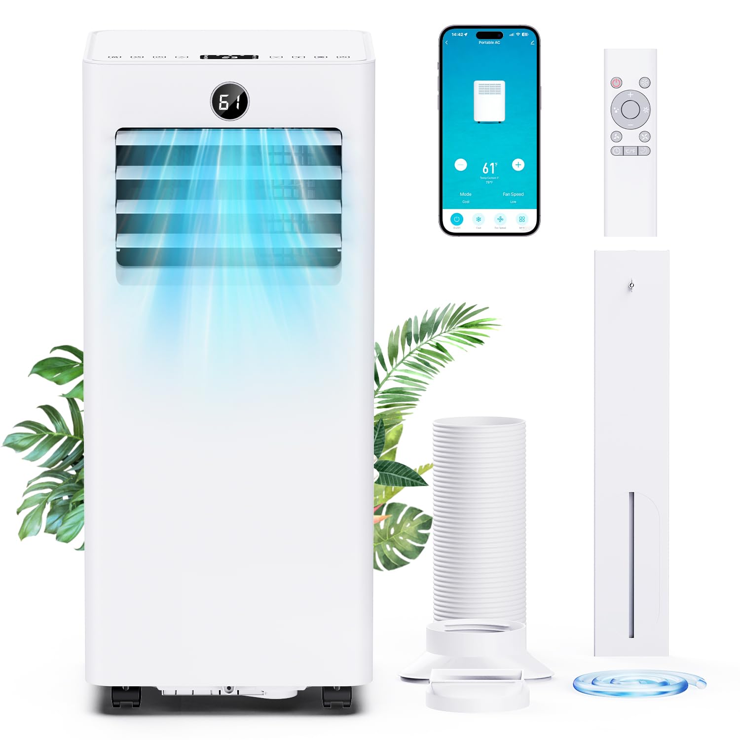 MONRIKON 8000 BTU Portable Air Conditioner