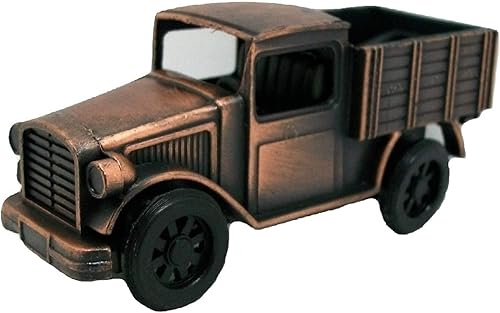 El camión de entrega de tiempo antiguo muere sacapuntas coleccionables del metal fundido