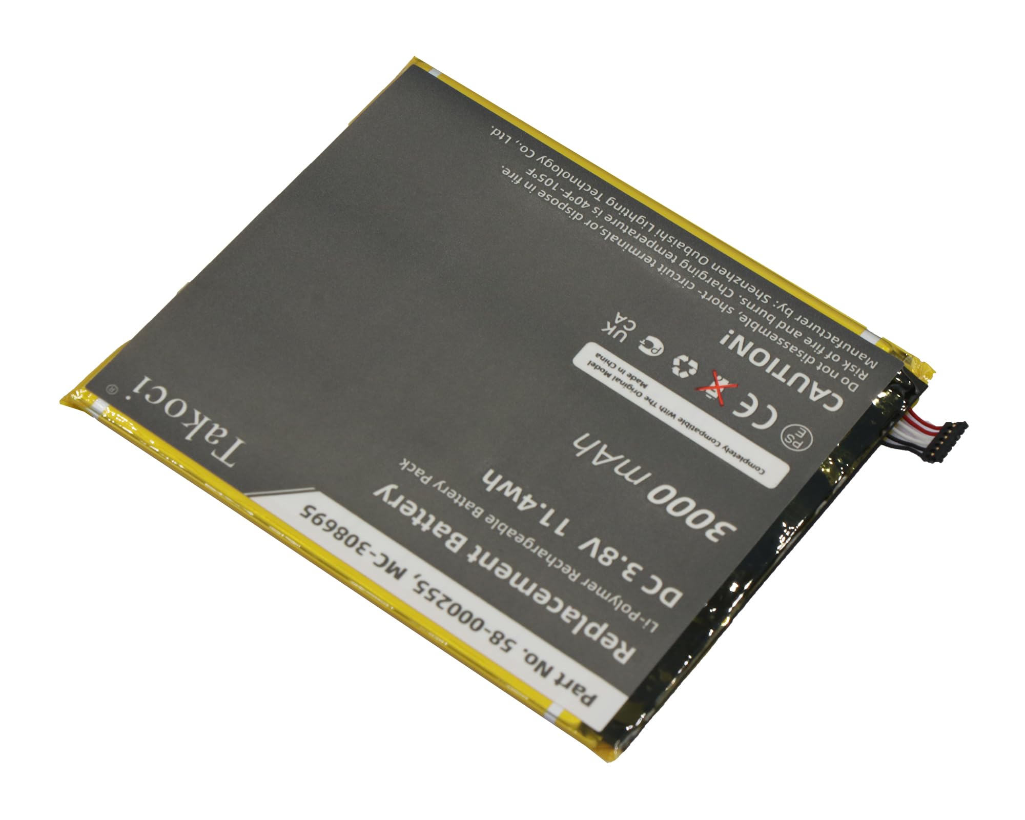 Amazon.com: TAWUZUOR 58-000255 Battery Compatible with MC-308695