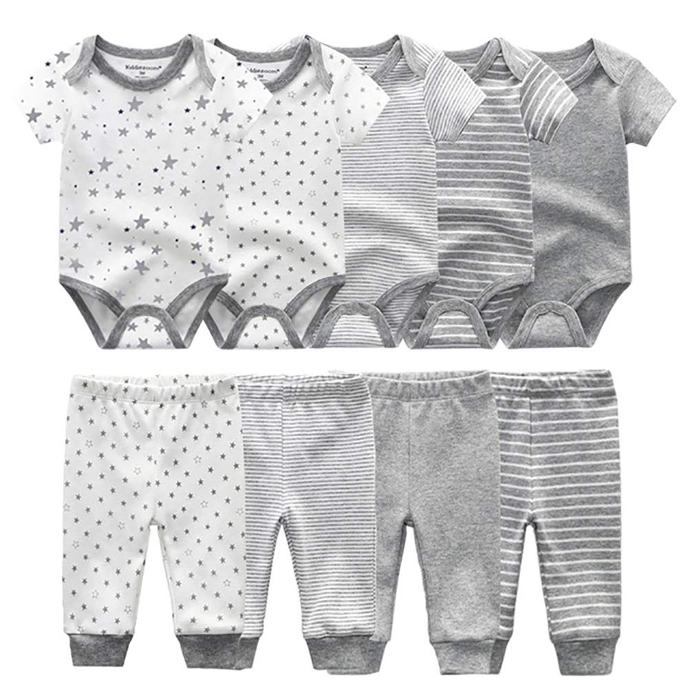MAMIMAKA Baby Body Pantaloni Pantaloni Bambino Vestiti Del Bambino Neonato Cappelli Cappelli Copertura Mano No Scratch Neonato