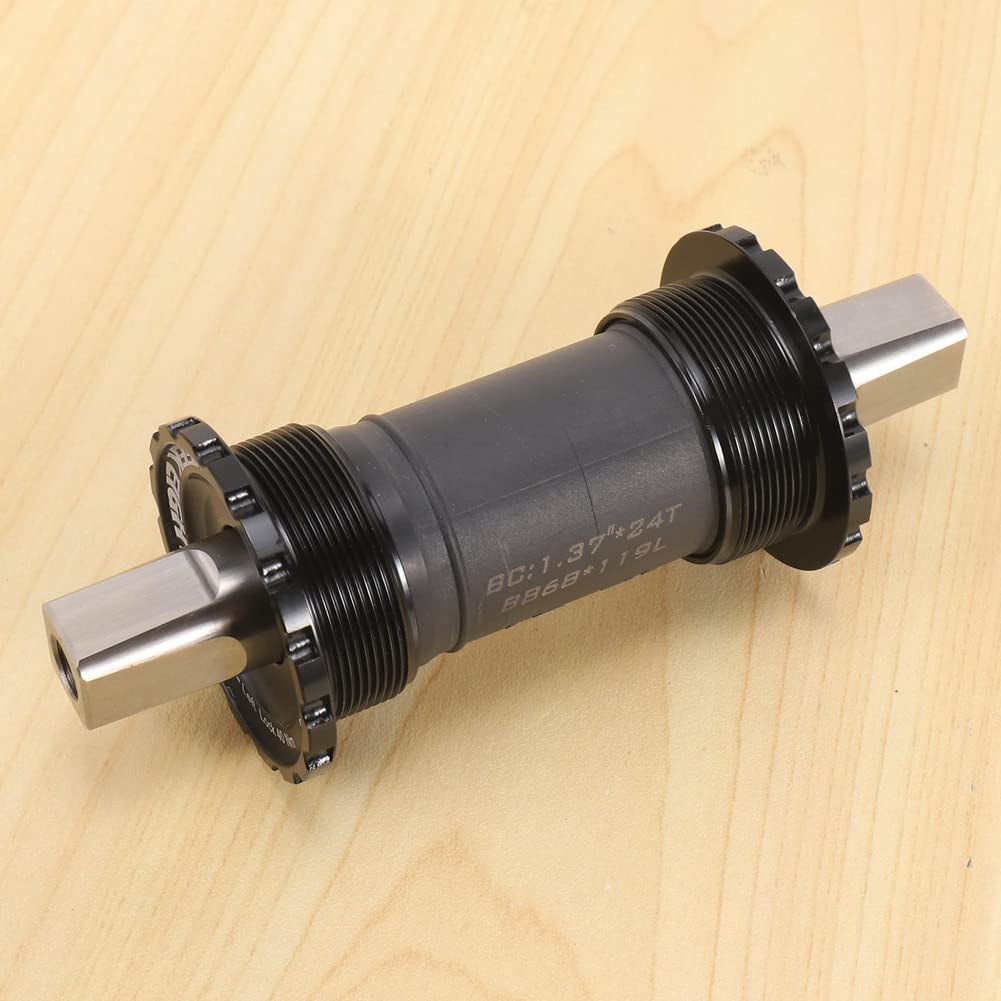 ISTOVO Tretlager aus Titan, BSA-Gewinde, quadratisch, 119 mm, für 148 G, 2 Stück